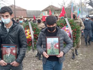 Şəhid olan hərbi qulluqçu Qubada dəfn edilib