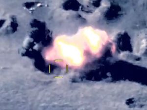 Cəbhənin Xocavənd istiqamətində düşmənin “Osa” ZRK-sı vurulub – VİDEO