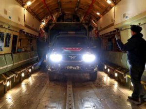 Rusiya sülhməramlılarından ibarət 10-cu təyyarə Dağlıq Qarabağa yola düşdü