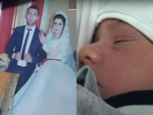 Şəhid baş leytenant ölümündən sonra oğul atası oldu – VİDEO