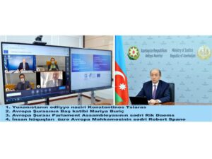 Ədliyyə naziri Avropa Şurasının konfransında Ermənistanın ölkəmizə qarşı müharibə cinayətlərini ifşa etdi