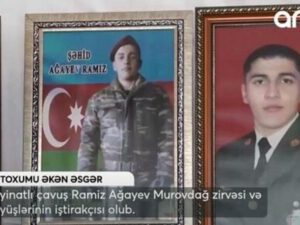 Üç güllə yarası ilə Şuşada döyüşən şəhidimiz – VİDEO
