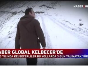 “Haber Global” Kəlbəcərdə: Qar donunu geyinmiş, dəhşət günlərinin şahidi dağlar… – VİDEOREPORTAJ