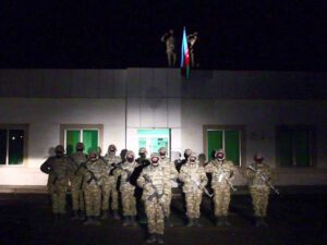 Laçında Azərbaycan bayrağı qaldırıldı – VİDEO