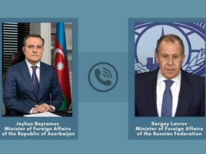 Azərbaycan və Rusiya XİN başçıları Qarabağ bəyanatını müzakirə etdilər