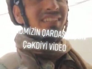 Şəhid olacağını bilən əsgərimiz, qardaşı üçün video çəkdi – VİDEO