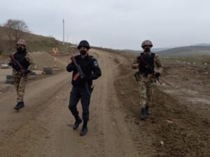 Azərbaycan polisi Xocavənddə postlar qurdu – FOTOLAR