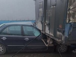 Bakı-Qazax yolunda 6 avtomobil qəzaya düşüb, yaralılar var