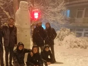 Qar adamına verdikləri adla gündəm yaratdılar – FOTO