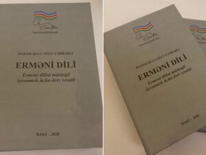 Erməni dilini öyrənmək istəyənlər üçün dərs vəsaiti buraxılıb