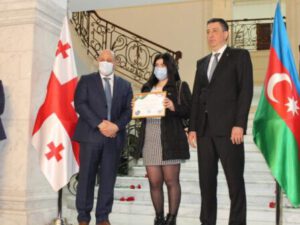“Müstəqilliyə aparan yol – Azərbaycan-Gürcüstan” adlı müsabiqənin qalibləri mükafatlandırılıb