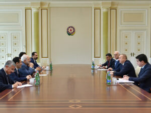 İlham Əliyev Cavad Zərifi qəbul edib