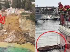 Qəbiristanlıq dənizə “axdı”: Yüzlərlə tabut suya düşdü – FOTOLAR