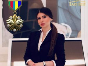 Директор Бакинского Молодежного центра Азербайджанской Республики Наргиз Бабаева была награждена “Золотой медалью” Международного альянса “Азербайджан-Украина”