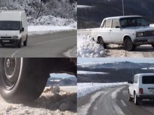 Paytaxtda yollar buz bağladı: 42 qəza…
