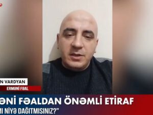 Erməni fəaldan önəmli etiraf: “Ağdamı niyə dağıtmısınız?” – VİDEO