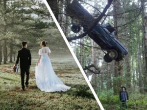 Meşədə fotosessiya etdirən bəylə gəlin gördüklərindən ŞOK OLDULAR – FOTOLAR