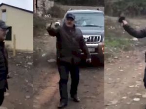 İcra başçısı işğaldan azad olunan kəndinə sərxoş vəziyyətdə gedib? – Video