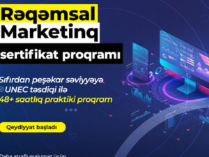 UNEC-də Rəqəmsal marketinq sertifikat proqramına start verilib