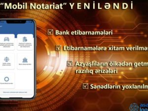 Ədliyyə Nazirliyi tərəfindən yeni mobil xidmətlər istifadəyə verilib