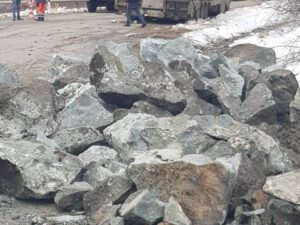 Gəncə-Daşkəsən yolu bağlandı – FOTOLAR