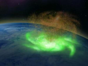 Yerin üzərində ilk dəfə kosmik qasırğa oldu – FOTO