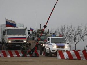 Kəlbəcərə 145 min ton yük çatdırılıb – Rusiya MN