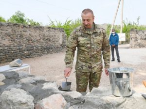 Prezident: “Şuşada məscidlərin bərpasına start verilib”