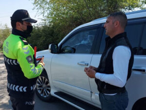 Xocalı polisi karantin rejimi ilə bağlı reyd keçirdi – Fotolar