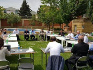 Hikmət Hacıyev Aİ səfirləri ilə görüşdü