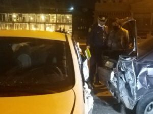 Bakıda 5 avtomobil toqquşdu, xəsarət alanlar var – Fotolar