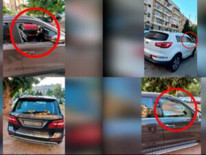 Bakıda bir gecədə 12 avtomobili taladılar – FOTO