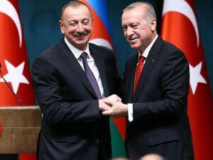 İlham Əliyev Ərdoğanı Füzuli rayonunda qarşıladı