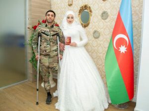 Vətən müharibəsi qazisi evləndi