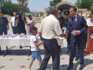 Millət vəkili Zahid Oruc Bərdədə şəhid ailələri və qazilərlə görüşdü