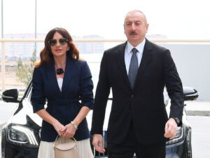 İlham Əliyev və Mehriban Əliyeva “Füzuli” yarımstansiyasının açılışında