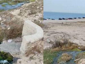 Bilgəh çimərliyində iyrənc mənzərə – FOTO