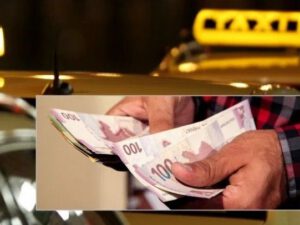 Sumqayıtda taksi çağıran qadın görün nə etdi… – VİDEO