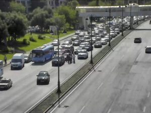 8 Noyabr prospektində qəza – FOTO