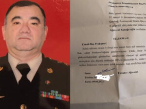 Polkovnik Baş prokurordan 5 min manat borc istədi – Müstəntiqə verəcək