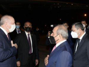 Rəcəb Tayyib Ərdoğan Azərbaycana rəsmi səfərə gəlib – FOTO