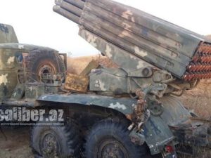 Ermənistan ordusu Azərbaycana iki ədəd BM-21 “Qrad” “hədiyyə” etdi – FOTO