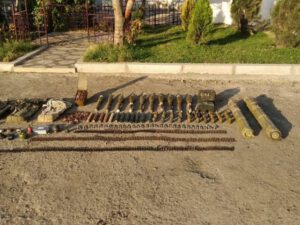 Şuşada döyüş sursatları aşkar edildi