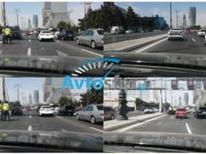 Bakıda zəncirvari qəza: “Range Rover”, BMW, Mercedes… – FOTO