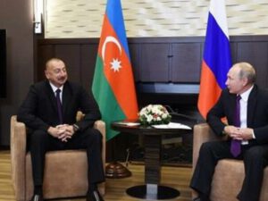 İlham Əliyevin Vladimir Putinlə görüşü başladı – FOTO