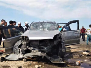 Bakıda baş verən qəzadan dəhşətli görüntülər – VİDEO