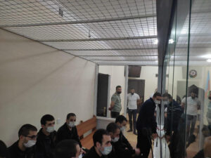 13 nəfərlik erməni terrorçu qrupun məhkəmə iclası yekunlaşır – FOTO