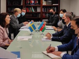 Ceyhun Bayramov ATƏT sədri ilə görüşdü