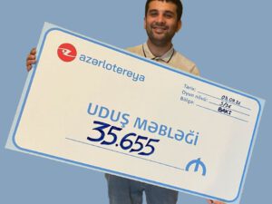 “5/36” tirajlı lotereyasında 35.655 manatlıq “Cek Pot” uduldu