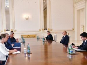 Prezident Slovakiyanın xarici işlər və Avropa nazirini qəbul etdi